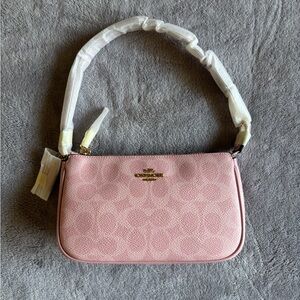 Nolita 19 Signature Canvas Coach Pink